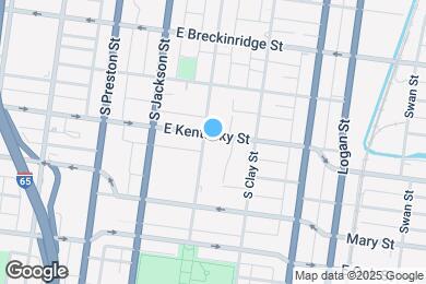 Map image of the property - 606 E Kentucky St