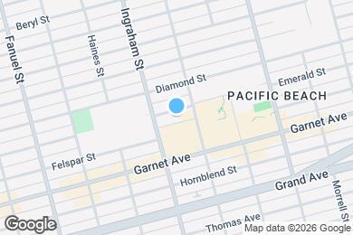 Map image of the property - 1645 Emerald St
