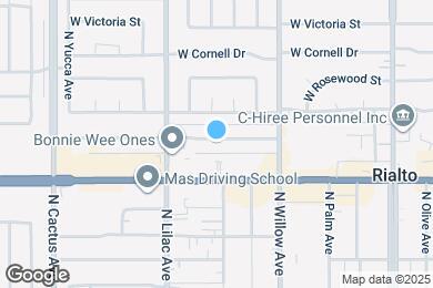 Map image of the property - 413 W Ramona Dr