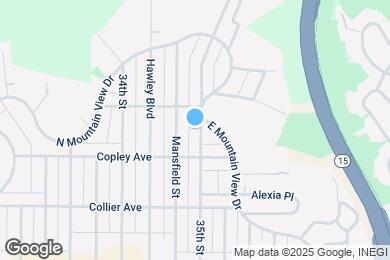 Map image of the property - 4954 35th St