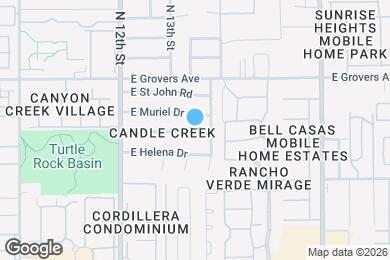 Map image of the property - 1338 E Angela Dr