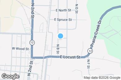 Map image of the property - 721 N B St