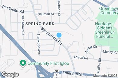 Map image of the property - 2839 Spring Park Rd
