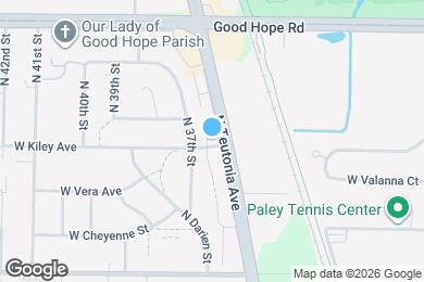 Map image of the property - 7005 N Teutonia Ave