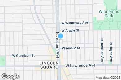 Map image of the property - 4929 N Western Ave