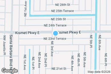 Map image of the property - 305 NE 23rd Terrace
