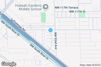 Map image of the property - 10953 W Okeechobee Rd