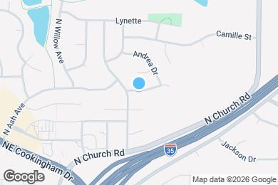 Map image of the property - 1417 La Chateau Dr