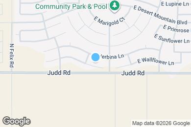 Map image of the property - 10858 E Wallflower Ln