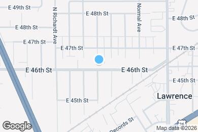 Map image of the property - 7702 E 46th St