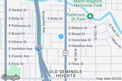 Map image of the property - 710 E Crenshaw St