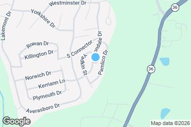 Map image of the property - 1029 Avondale Dr