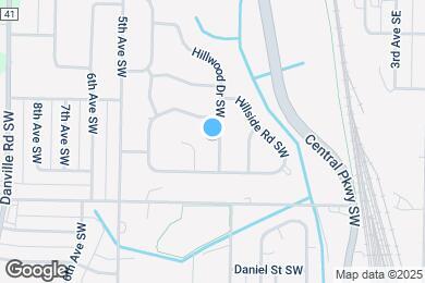 Map image of the property - 1011 Hillwood Dr SW