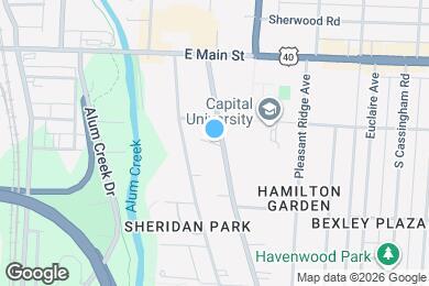 Map image of the property - 681 College Ave