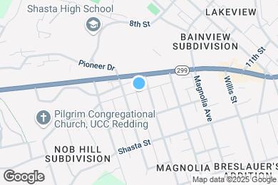 Map image of the property - 1116 Olive Ave
