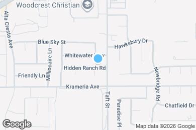 Map image of the property - 18458 Hidden Ranch Rd