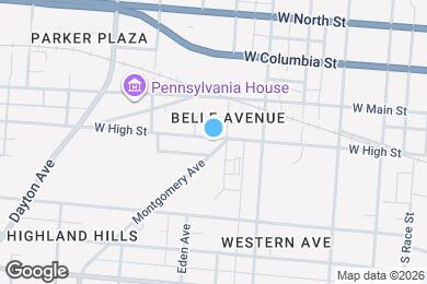 Map image of the property - 1105 W High St