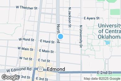 Map image of the property - 203 E Hurd St