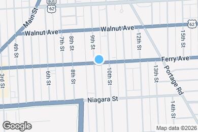 Map image of the property - 907 Ferry Ave