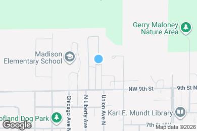 Map image of the property - 1115 N Union Ave