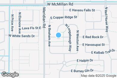 Map image of the property - 171 E Red Rock St