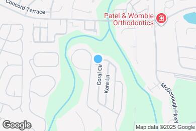 Map image of the property - 283 Coral Cir