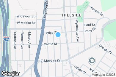 Map image of the property - 50 3rd Ave