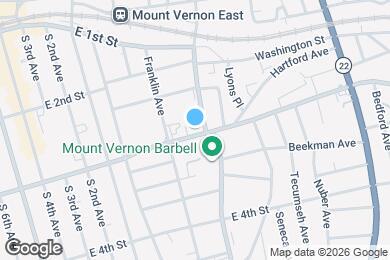Map image of the property - 165 E 3rd St