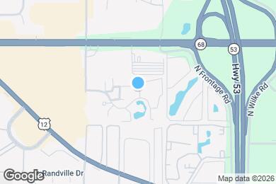 Map image of the property - 1317 E Wyndham Cir