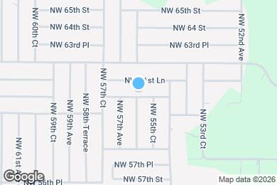 Map image of the property - 5625 NW 61st St