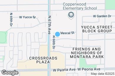 Map image of the property - 6632 W Desert Cove Ave