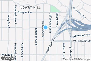 Map image of the property - 1907 DuPont Ave S