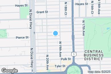 Map image of the property - 1921 Pierce St