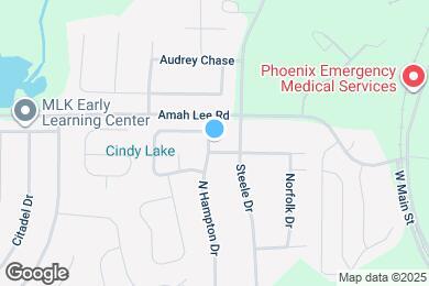 Map image of the property - 1318 N Hampton Dr