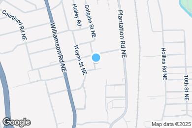 Map image of the property - 1707 Colgate St NE