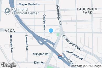 Map image of the property - 1701 Westwood Ave