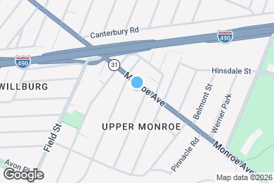 Map image of the property - 957 Monroe Ave