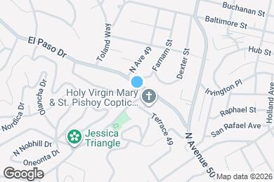 Map image of the property - 925 El Paso Dr