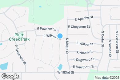 Map image of the property - 733 S Cypress St