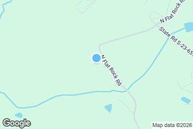 Map image of the property - 457 N Flat Rock Rd