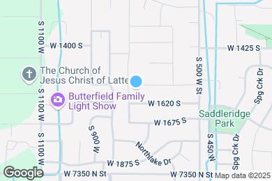 Map image of the property - 1589 S 760 W