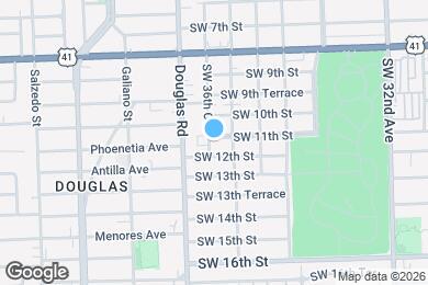 Map image of the property - 3640 SW 11th St