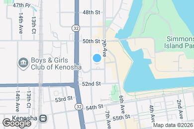 Map image of the property - Harborside Commons Senior Apartment Homes