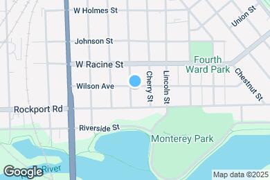 Map image of the property - 603 S Academy St