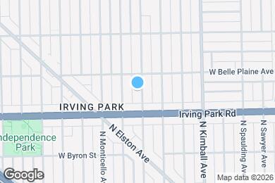Map image of the property - 4038 N Drake Ave
