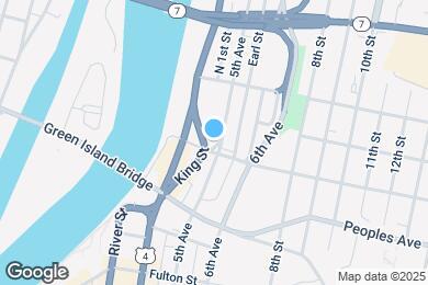 Map image of the property - 2213 5th Ave