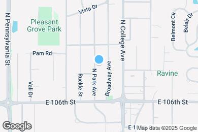 Map image of the property - 10721 N Park Ave