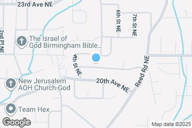 Map image of the property - 424 20th Ct NE