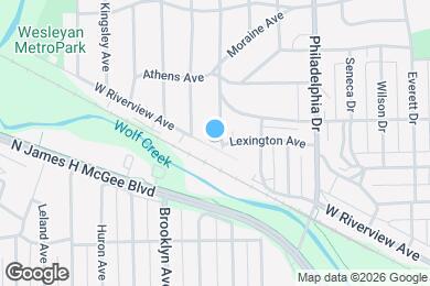 Map image of the property - 1107 Tennyson Ave