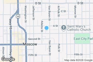 Map image of the property - 418 E 1st St